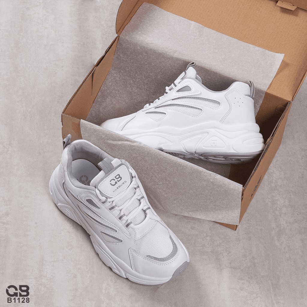 [Mã FAGREEN245 giảm 10% tối đa 30k đơn từ 99k] Giày Thể Thao Nữ giayBOM WARRIORS Đế Cao 4 cm B1128 | BigBuy360 - bigbuy360.vn