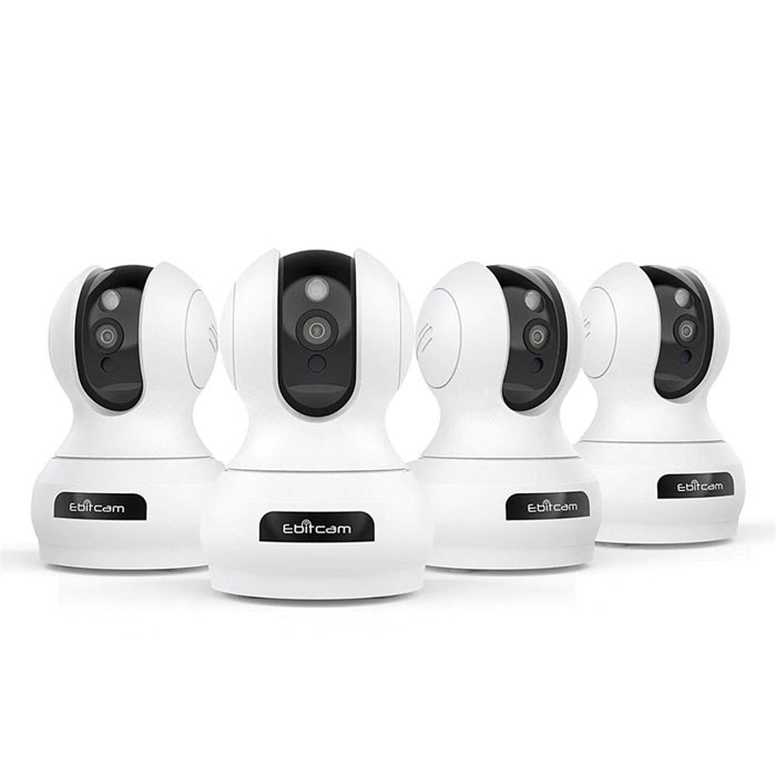 [Free Cloud 1 năm] Camera IP Wifi Ebitcam E3 phân giải 2.0MP 1080P siêu nét hồng ngoại ban đêm - đàm thoại 2 chiều