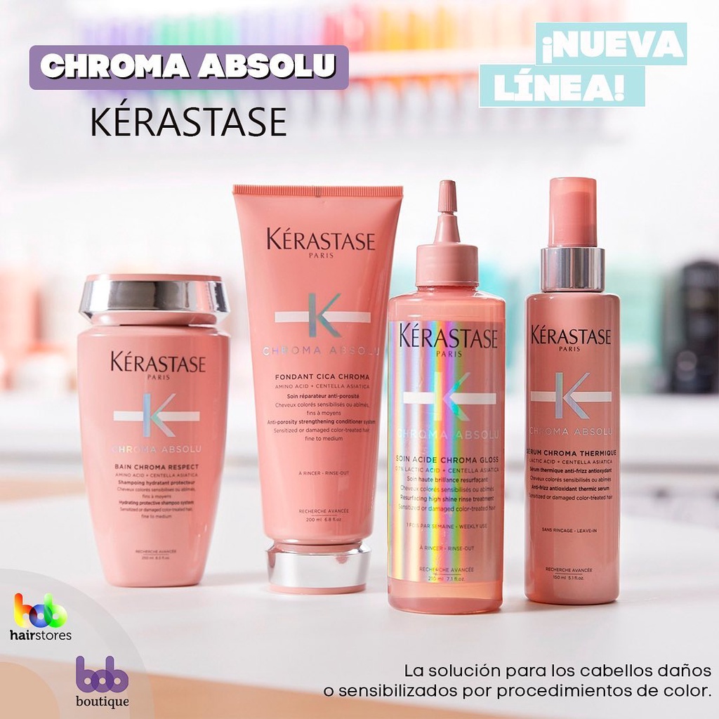 Xịt dưỡng chống rối, giúp bảo vệ màu và phục hồi cho tóc nhuộm Kerastase Chroma Absolu Serum Thermique150ml