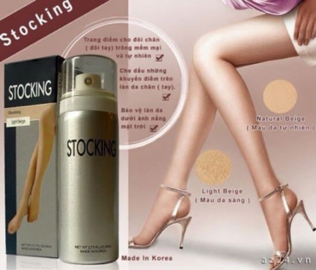 Tất phun thông minh Stocking hàn quốc 80ml - kem che khuyết điểm - HX1373