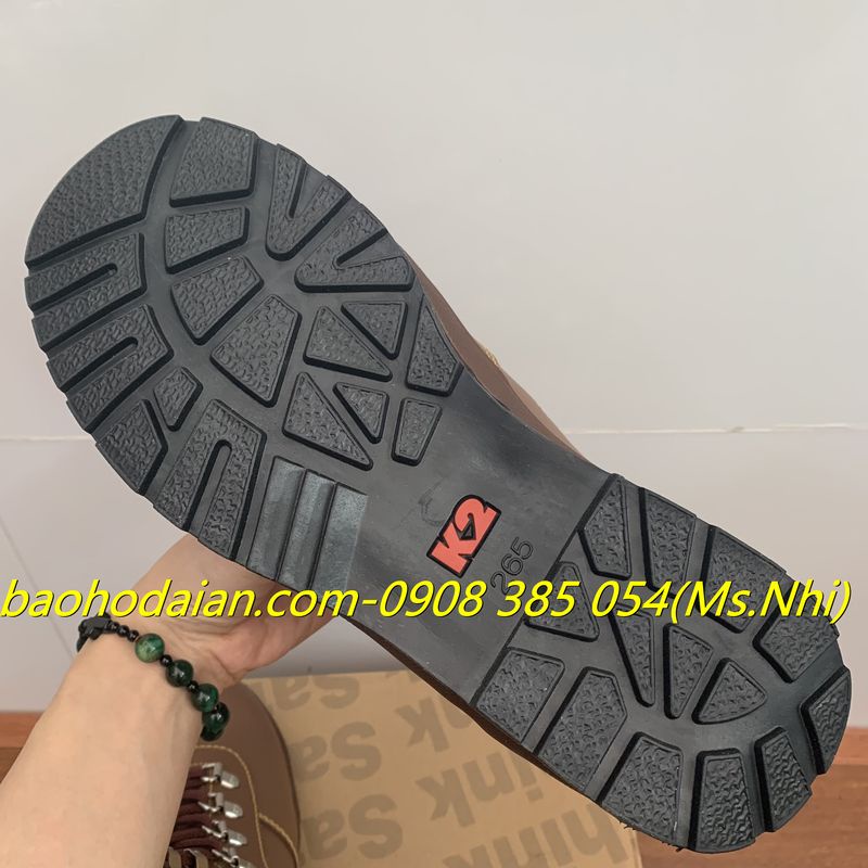 Giày bảo hộ K2-14 Giày bảo hộ lao động Hàn Quốc da bò thật chống nước