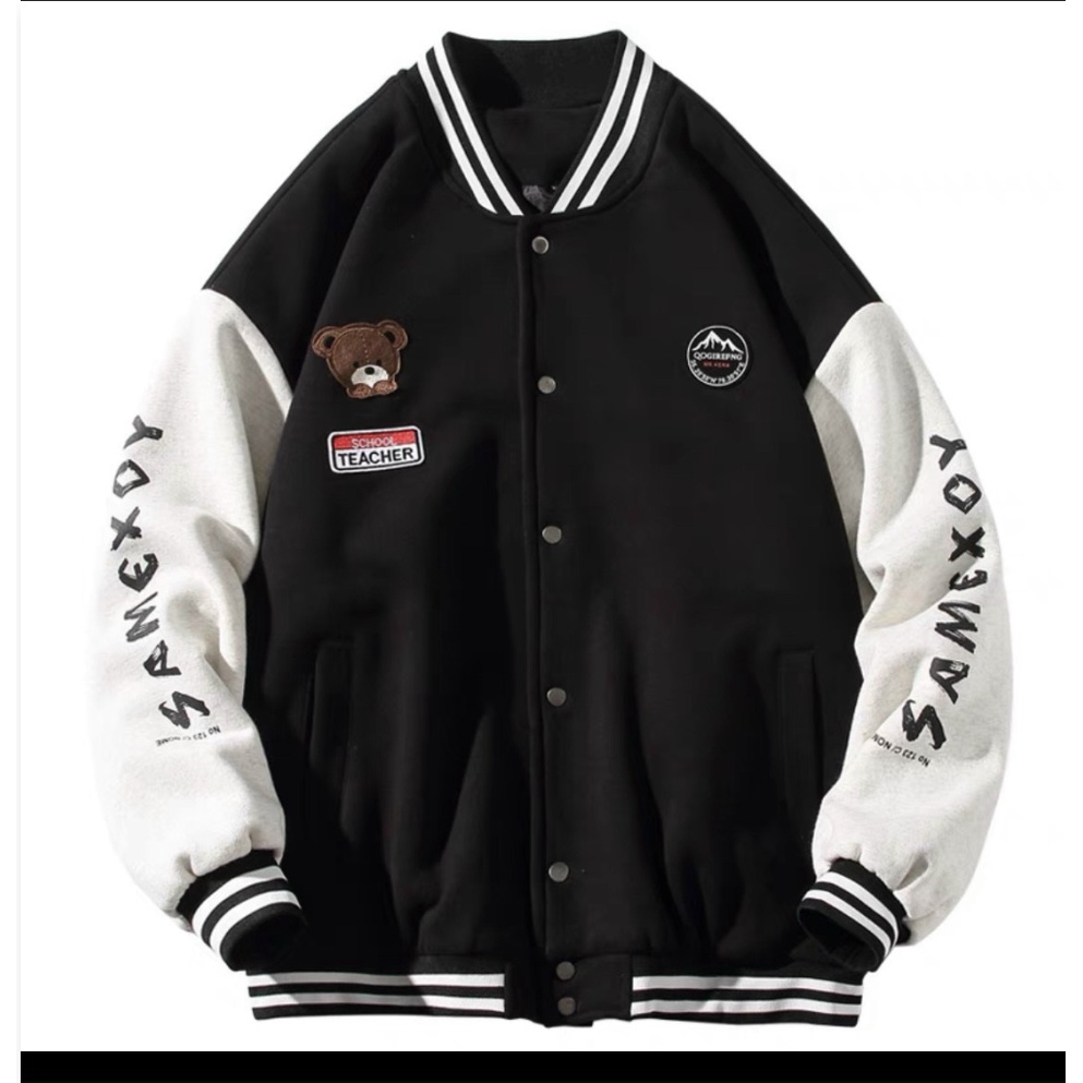ÁO KHOÁC BOMBER BÓNG CHÀY FORM RỘNG CHO GIỚI TRẺ CỰC CHẤT TKT
