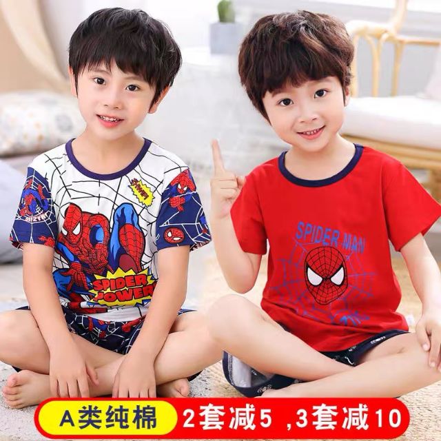 [Siêu sale] Bộ quần áo chất cotton cho bé trai (chất siêu đẹp mát dịu ngày hè)