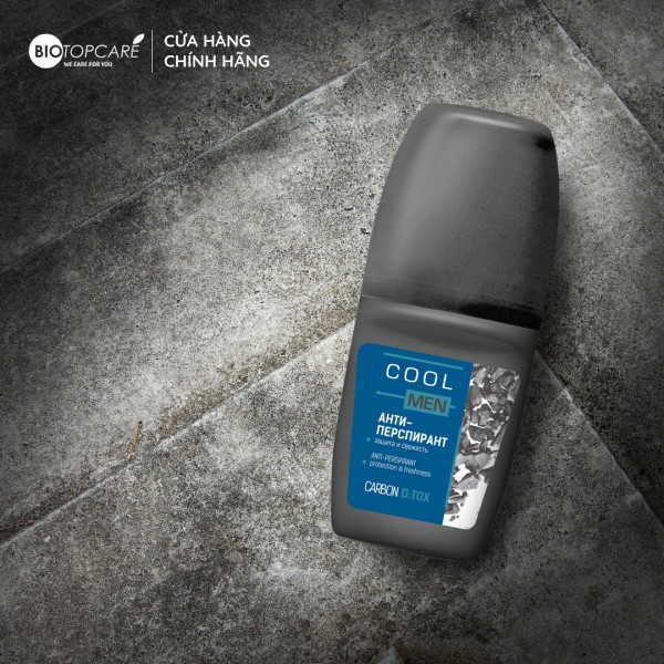 Lăn Khử Mùi Than Hoạt Tính Cho Nam  Cool Men Carbon 50ml