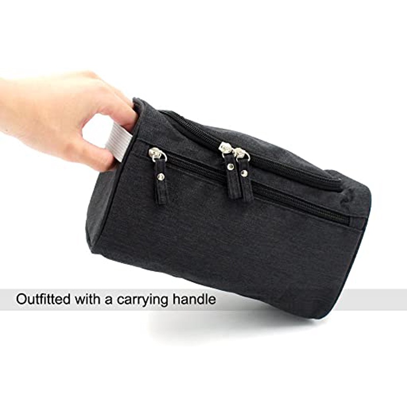 Túi đựng mỹ phẩm bằng nylon chống thấm nước có móc treo tiện dụng mang theo du lịch