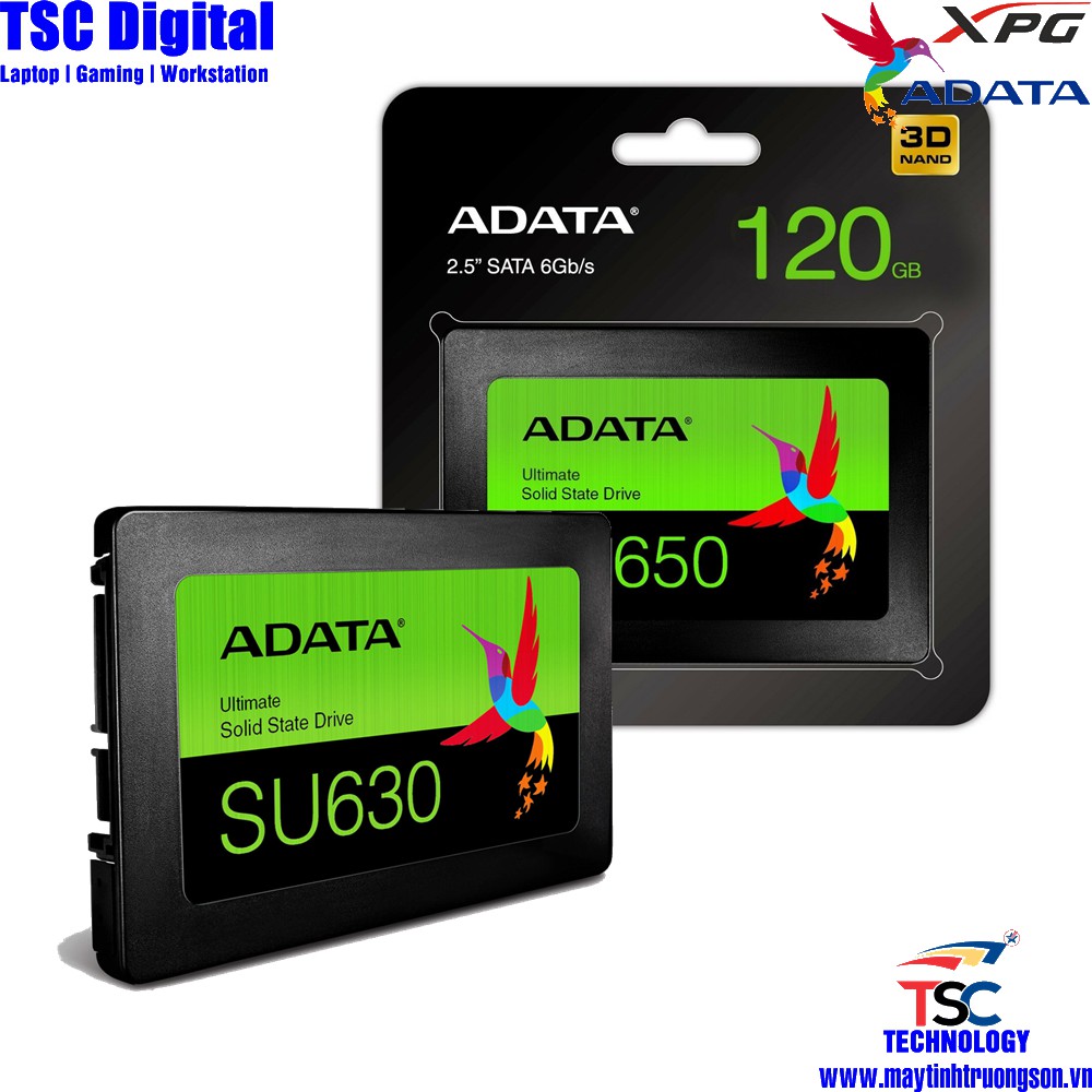 Ổ Cứng SSD ADATA Ultimate SU650 120GB 2.5" SATA 6Gb/s