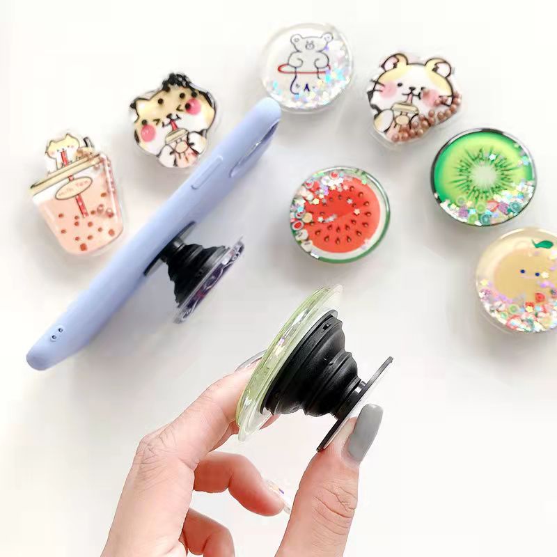 Giá đỡ điện thoại dạng kim tuyến chảy mềm xếp gọn tiện dụng