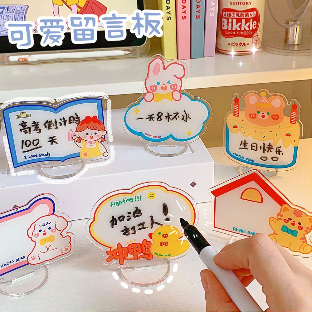 Bảng Trắng Trong Suốt Ghi Chú Lên Kế Hoạch Họach Hoạt Hình Graffiti