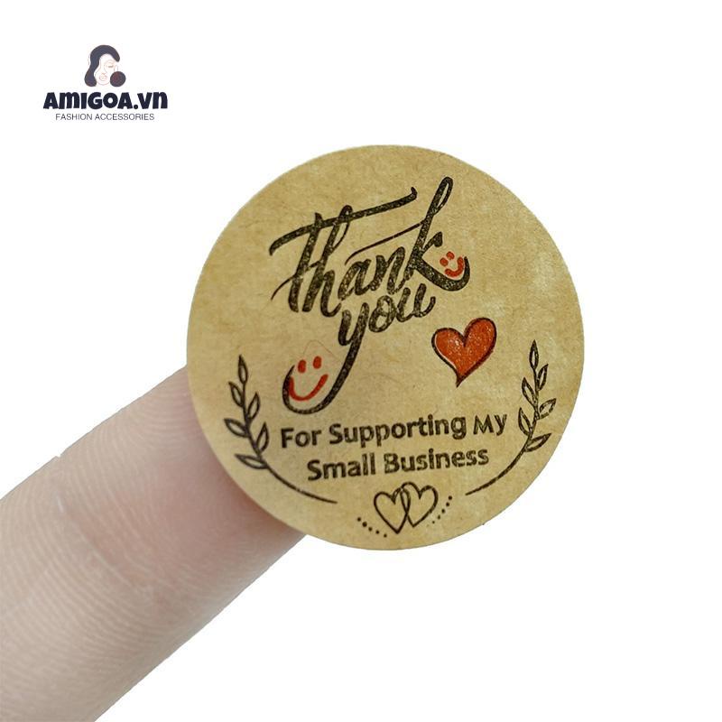✨✨Set 500 miếng dán trang trí hình chữ Thank you nhỏ gọn