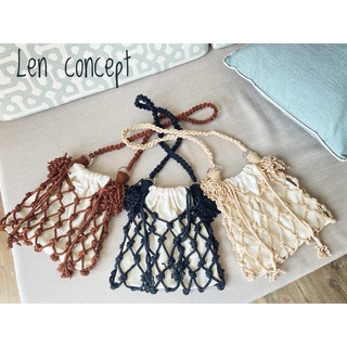 Túi lưới macrame - Túi Handmade tự đan - dây đeo chéo