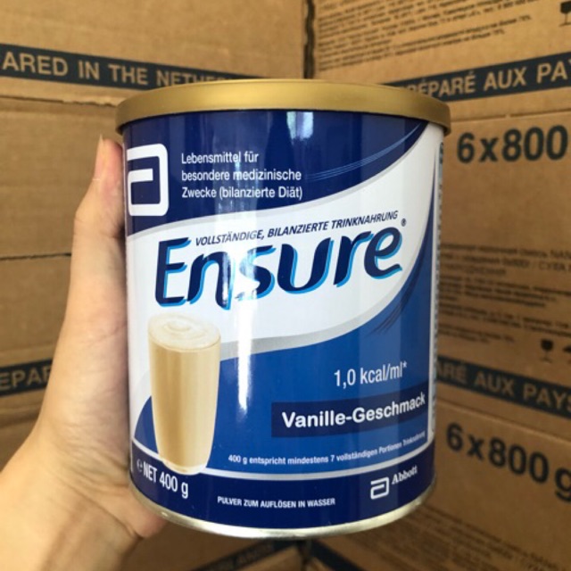 [12/2021] Sữa bột Ensure hàng Đức 400gr
