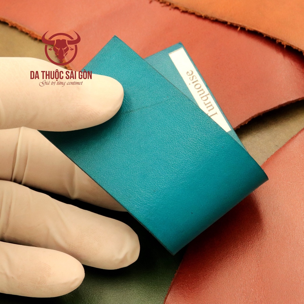 Thuốc nhuộm màu cho da bò màu xanh ngọc lam (Turquoise) - Có 39 màu sắc, hàng cao cấp nhập khẩu Italy - Da Thuộc Sài Gòn