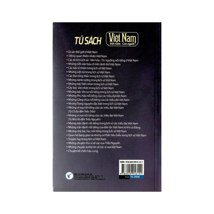 Sách lịch sử - Những trận đánh nổi tiếng trong lịch sử của các triều đại Việt Nam