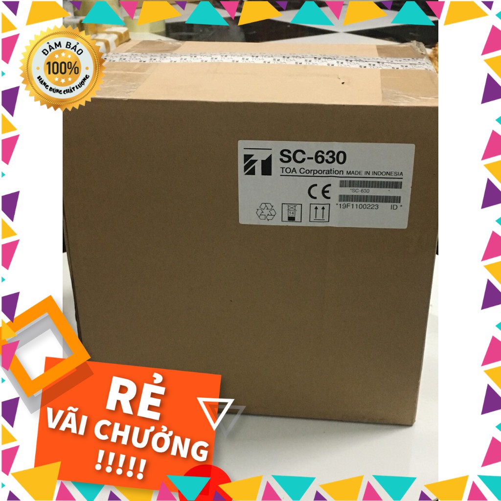 Loa toa 30W SC-630 nhập khẩu indonesia chính hãng vành nhôm chống nước