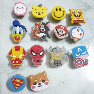 Nút gắn dép jibbitz, sticker có đèn