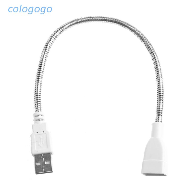 Dây Cáp Nối Dài Usb Bằng Kim Loại Linh Hoạt Cho Quạt Đèn