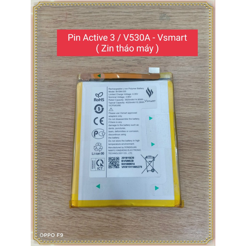 Pin Active 3/V530A Vsmart