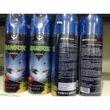 HANVET xịt ruồi muỗi kiến gian hương chanh AEROSOL 400 ml