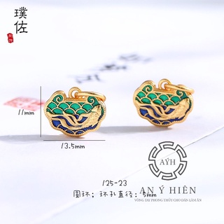 Charm Khóa cá chép hóa rồng #C188 ( An Ý Hiên)