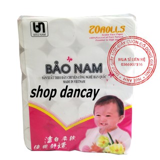 Lốc 20 Cuộn Giấy Vệ Sinh Cuộn Nhỏ Bảo Nam 1 kg
