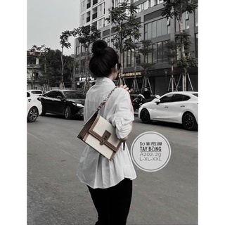 N.T BIGSIZE áo sơ mi tay phồng