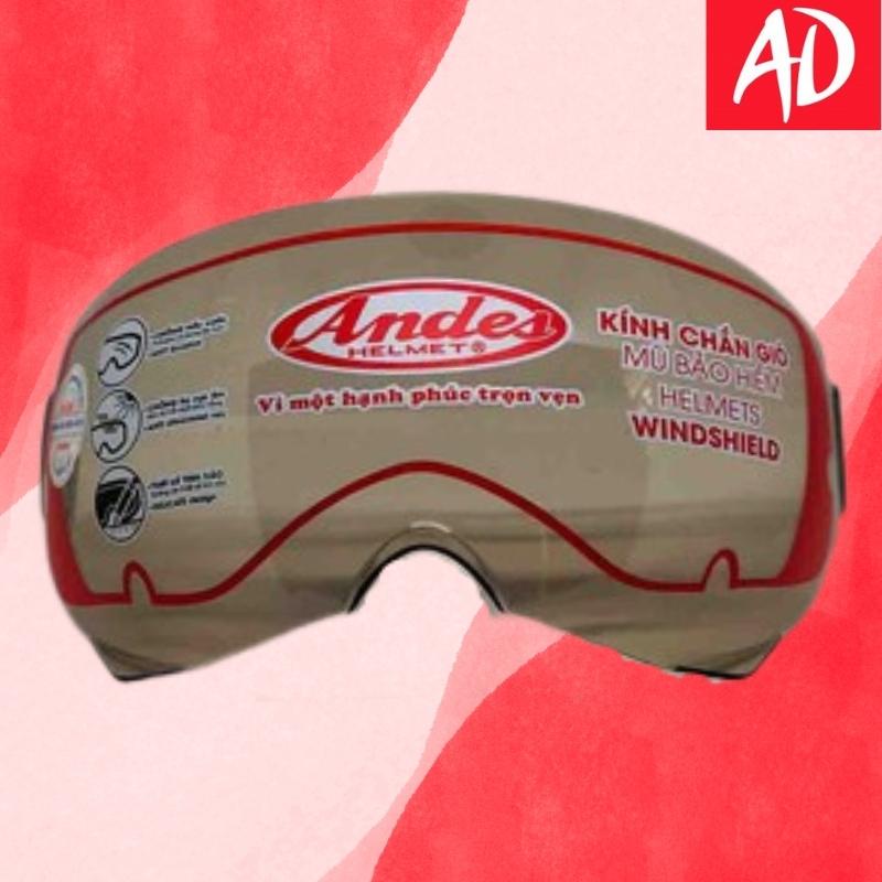Kính nón ANDES 109 103D thay thế kính của nón cũ che bụi và nắng