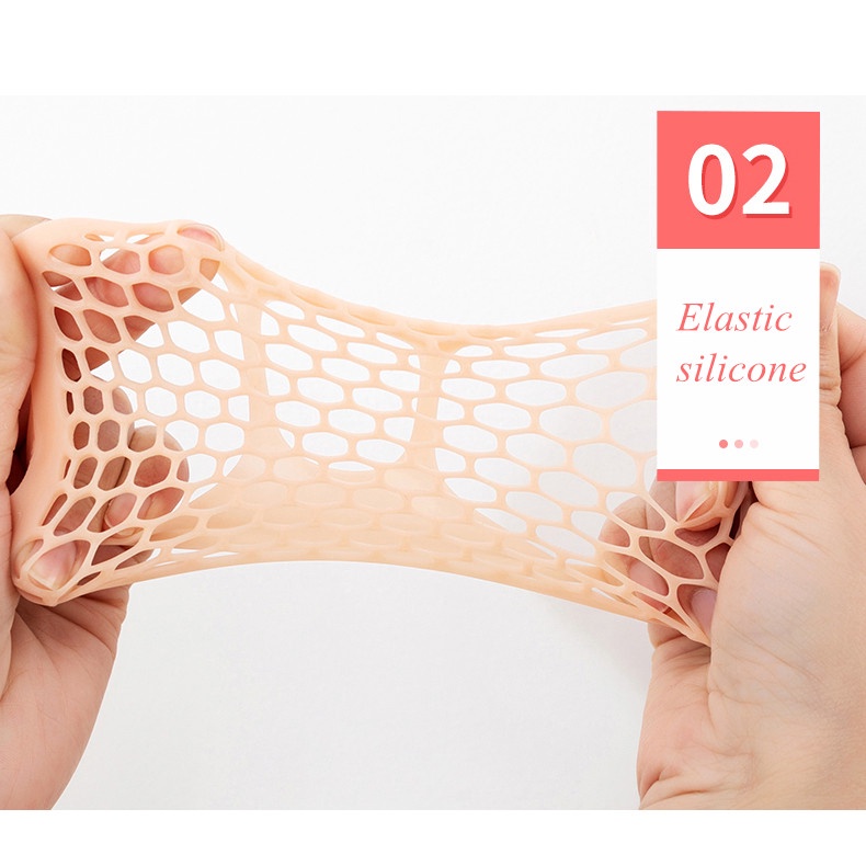 1 Cặp Miếng Lót Giày Cao Gót Bằng Silicone Gel Mềm Thoáng Khí