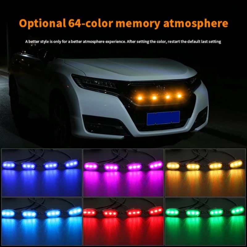 Led định vị ca lăng chỉnh màu qua app 4 mắt