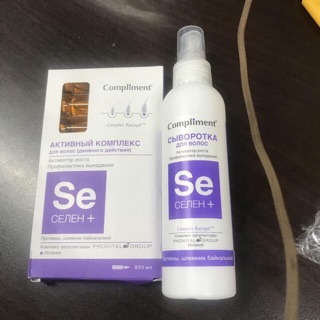 Serum kích thích mọc tóc, ngăn ngừa rụng tóc Compliment selen+(Hàng xách tay Nga)