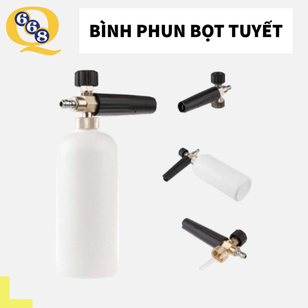 [MUA BÌNH TẶNG BỘT] Bình Phun Bọt Tuyết Máy Rửa Xe