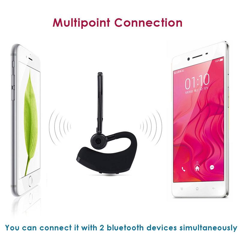 V8 Tai nghe không dây Bluetooth Tai nghe âm thanh nổi Tai nghe thể thao Tai nghe rảnh tay Đa năng