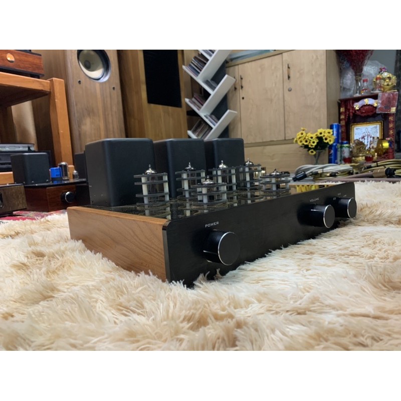 Amply đèn EL84PP bóng châu âu