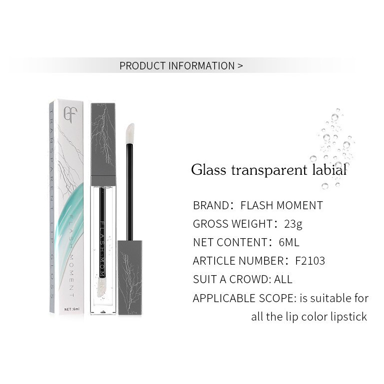 Son bóng chống ẩm Flash Moment 23g cho môi