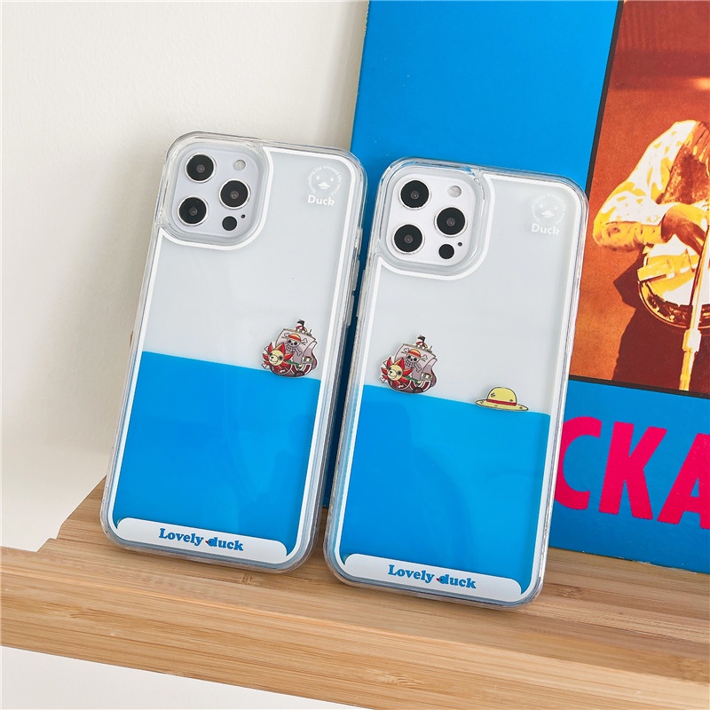 Ốp Điện Thoại Cát Chảy Hình ONE PIECE 3D Cho iPhone 14 Pro MAX / 14 Plus / 13 Pro MAX / 12 Mini 11 Pro MAX XS MAX XR 6 6S 7 8 Plus iPhone SE