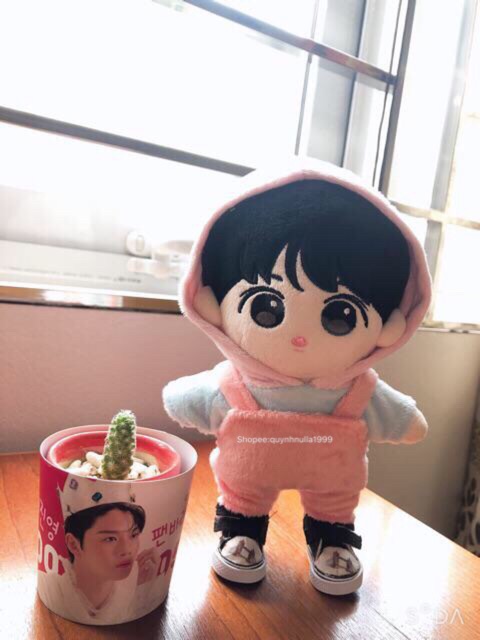 Set yếm + hoodie lông thú