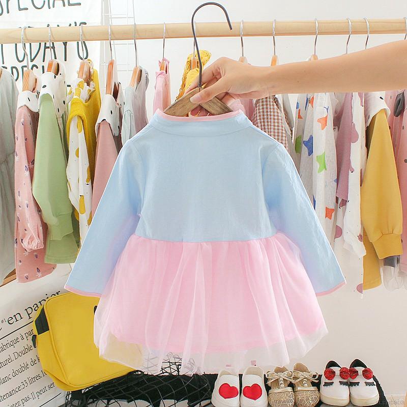Váy tay dài dễ thương phong cách Trung Hoa dành cho bé từ 0-3 tuổi