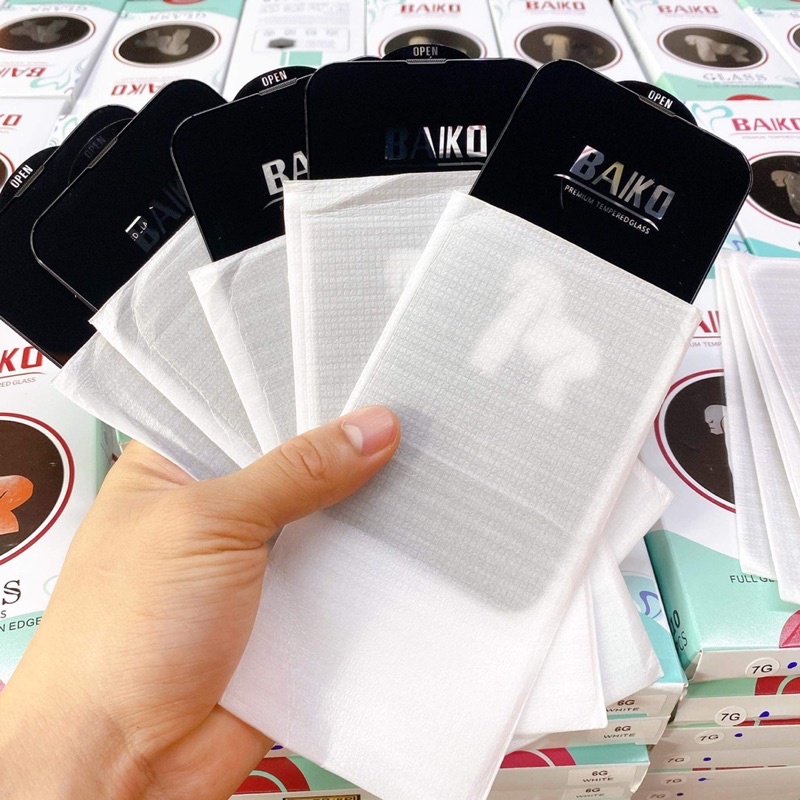 Kính Cường lực Kingkong Baiko Full màn ko hộp-Có màng loa