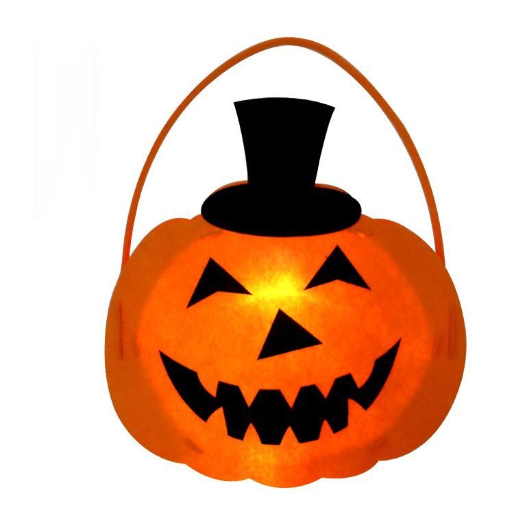 Lồng Đèn Hình Bí Ngô Halloween Phát Quang Độc Đáo
