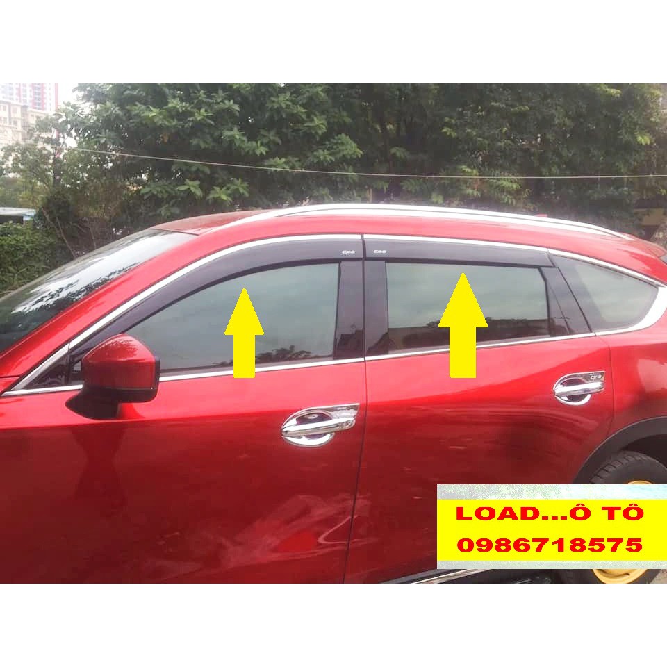 Vè Che Mưa Xe Mazda CX8 2022-2019 Chỉ Mạ Crom Cao Cấp Đẹp Nhất Thị Trường