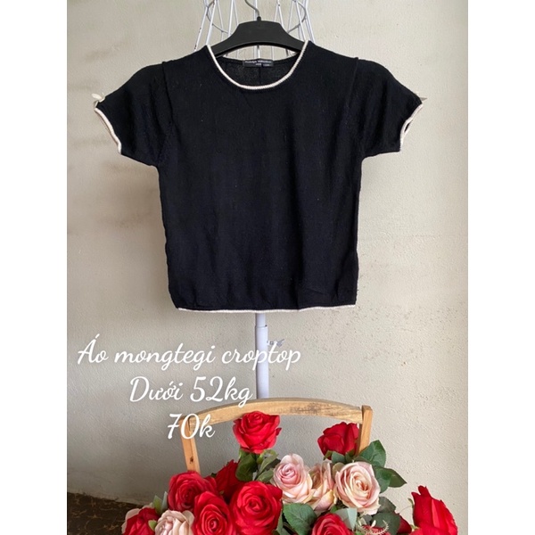 Áo mongtegi dáng croptop