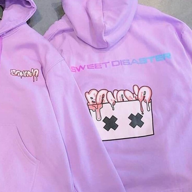 Áo khoác, áo hoodie unisex nam nữ nỉ ngoại có tia kéo sweetdisaster cao cấp năng động thời trang học đường | BigBuy360 - bigbuy360.vn