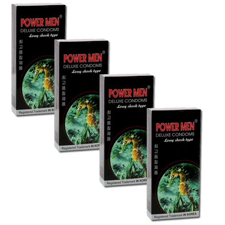 BAO CAO SU CÁ NGỰA ĐEN POWER MEN DELUXE CONDOMS – KÉO DÀI THỜI GIAN QUAN HỆ