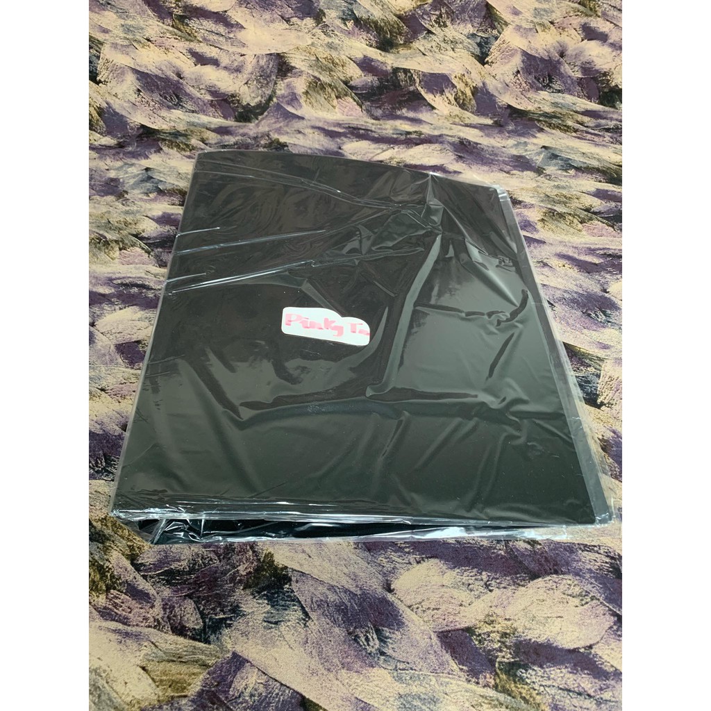 Bìa Binder A4 3 còng D cao ~4,5cm Nhựa Dẻo Vỏ màu Đen hoặc Trong Nhám