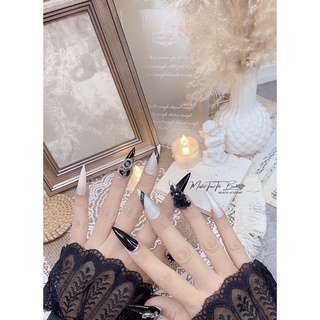 Nail Box - móng nhọn phối hoa bột siêu đẹp
