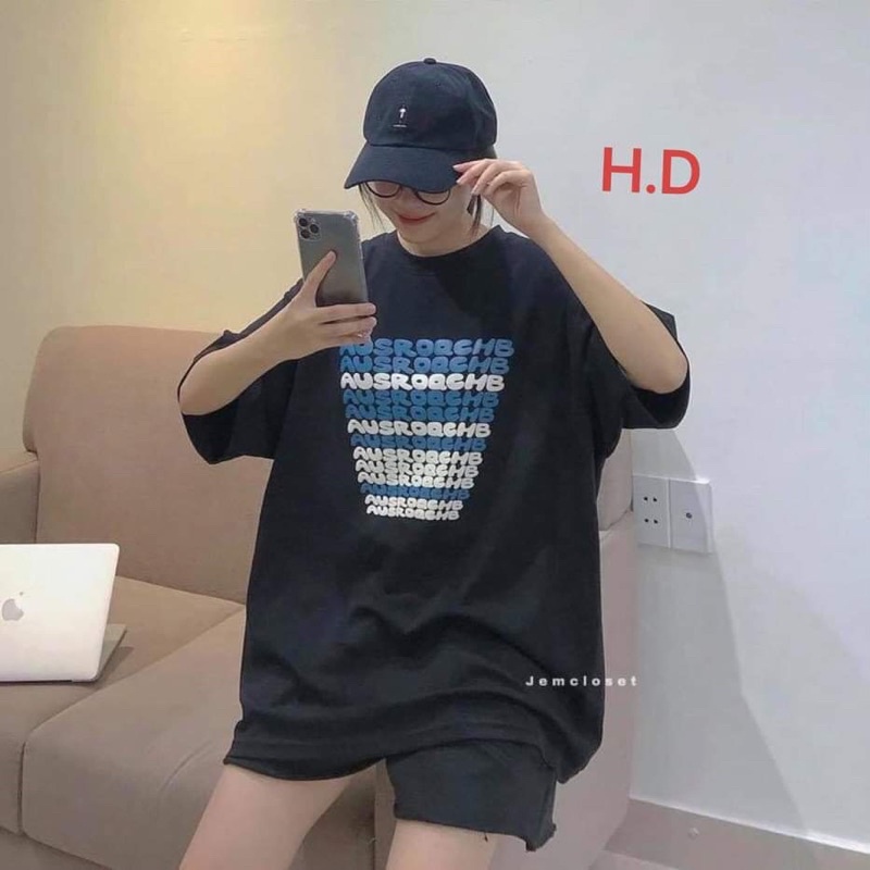 Đồ bộ hoạt hình form rộng Unisex Bò Sữa, Việt Nam, Cô gái,Chữ Kute + QUẦN Short♥️Freesize🎀Sét trang phục thể thao Unisex | BigBuy360 - bigbuy360.vn