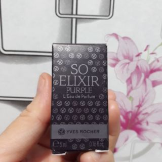 Nước hoa YVES ROCHER MINI EAU DE PARFUM SO ELIXIR PURPLE 5ML