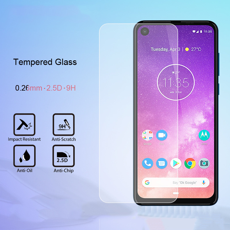 Bảo Vệ Kính Cường Lực Bảo Vệ Màn Hình Cho Motorola Moto One Vision Power P30 Note G5 G5S Plus X Z2 G4 Play G3 X4