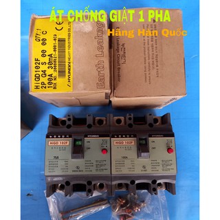APTOMAT CHỐNG GIẬT HÀN QUỐC 75A 100A LẮP 220V TỒN KHO
