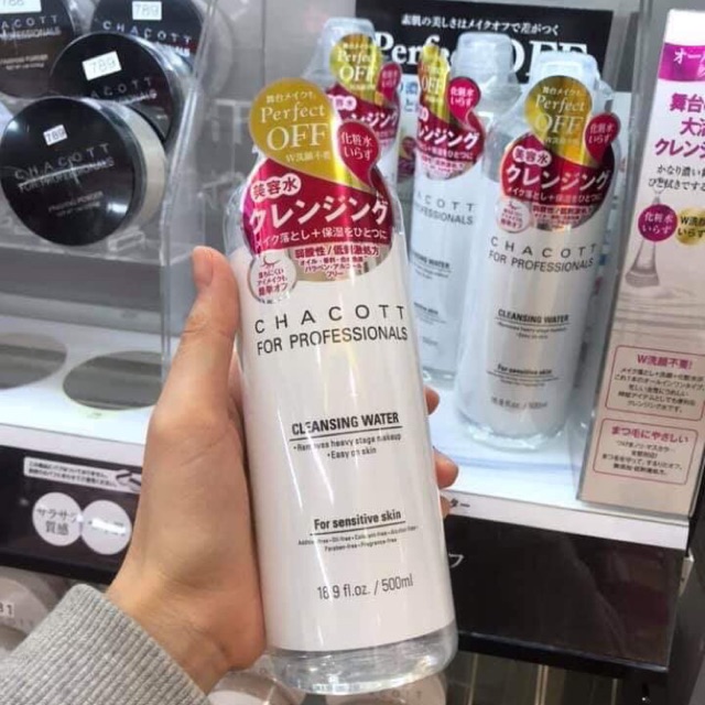 [MẪU MỚI] NƯỚC TẨY TRANG CHACOTT FOR PROFESSINALS 500Ml | BigBuy360 - bigbuy360.vn