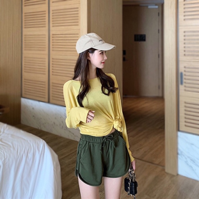 Quần Đùi Nữ- Quần Short Nữ Thể Thao Cotton Quảng Châu Chất Đẹp Full Màu K2-A4